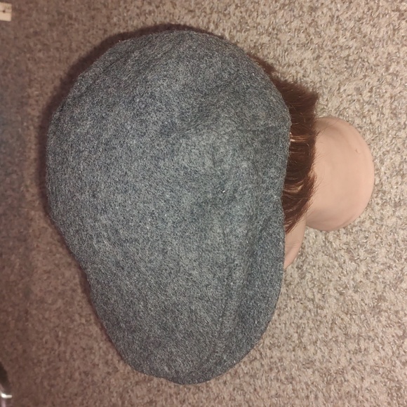 Stetson Newsboy Cap with Ear Covers Wool Blend Gray Men's XL - Picture 3 of 9